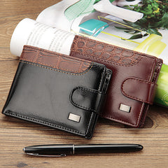 Men's Leather Short Wallet