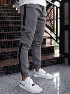 Men's Casual Leather Bound Pants
