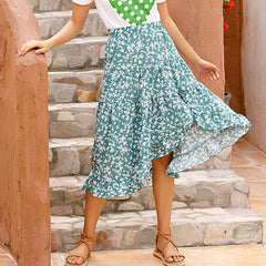Women's Chiffon Floral Skirt