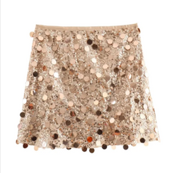 Women's Sequin Mini Skirt