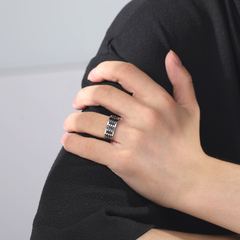 Men's Simple Personality Stainless Steel Titanium Ring