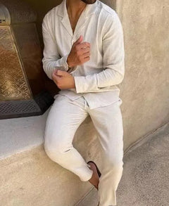 Men's Casual Lapel Suit Set