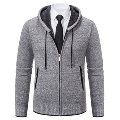 Men's Solid Color Cardigan Sweater