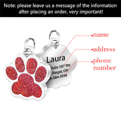 Personalized Stainless Steel Dog ID Tag for Pets