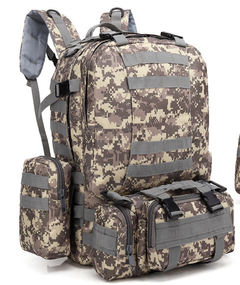 Men's Army Camouflage Travel Backpack for Outdoors