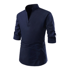Men's Slim Fit Long Sleeve Dress Shirt
