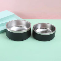 Upright Stainless Steel Dog Bowl for Pets
