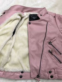 Pilot Leather Jacket for Children's Clothing