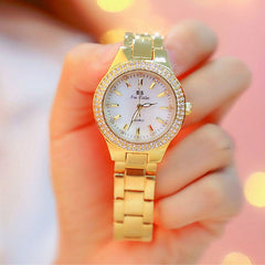Diamond-Studded Women's Watch