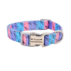 Personalized Engraved Dog Collar with Bell for Pets