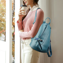Soft Leather Women's Fashion Backpack