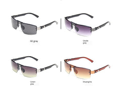 Men's Metal Sports Sunglasses with Windproof Design