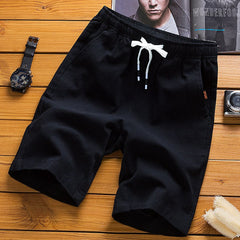 Men's Casual Cotton and Linen Shorts