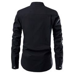 Men's Slim Fit Long Sleeve Dress Shirt