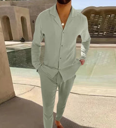 Men's Casual Lapel Suit Set