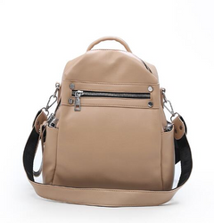 Women's Casual Soft Leather Backpack