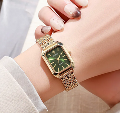 Squared Steel Women's Watch