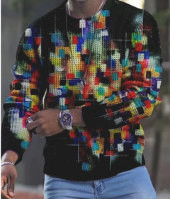 Urban Camo Men's Long Sleeve Shirt