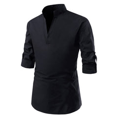 Men's Slim Fit Long Sleeve Dress Shirt
