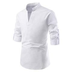 Men's Slim Fit Long Sleeve Dress Shirt