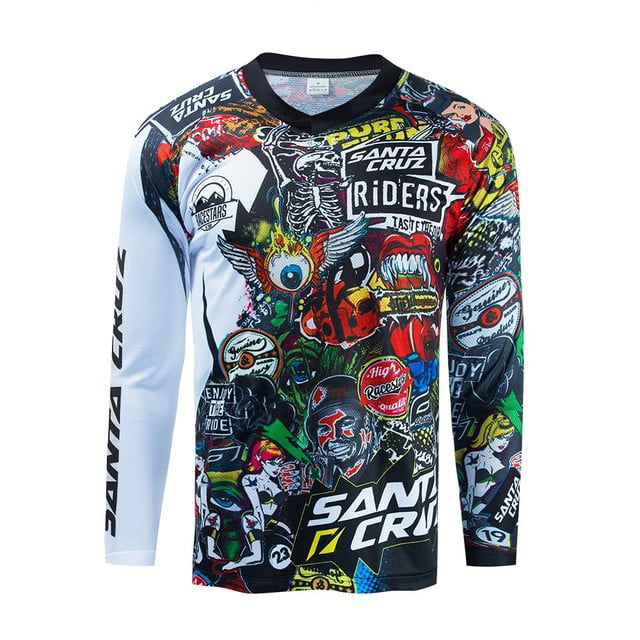 Quick-Drying Men's Cross-Country Motorcycle Jerseys