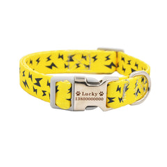 Personalized Engraved Dog Collar with Bell for Pets