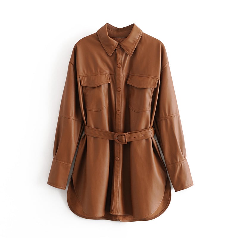 Versatile Women's Leather Clothing Collection