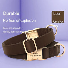 Gold Anti-Loss Dog Tag for Pets