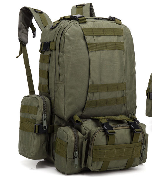 Men's Army Camouflage Travel Backpack for Outdoors