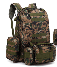 Men's Army Camouflage Travel Backpack for Outdoors