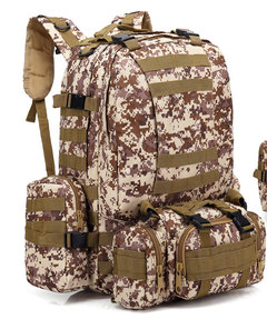 Men's Army Camouflage Travel Backpack for Outdoors