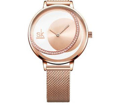 Rhinestone Women's Sunburst Watch