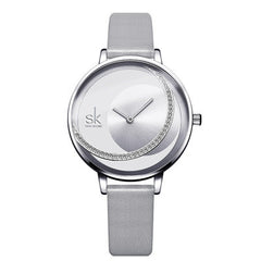 Rhinestone Women's Sunburst Watch