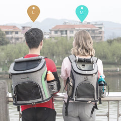 Breathable Pet Backpack for Cats and Small Pets