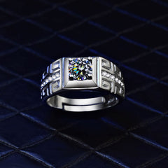 European American Men's Couple Ring