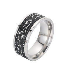 Men's Titanium Steel Grease Ring