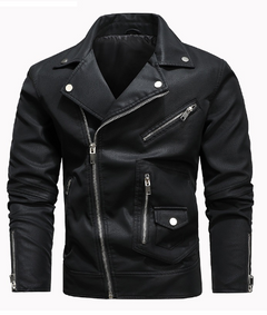 Men's Winter Leather Biker Jacket 2022