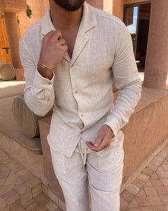 Men's Casual Lapel Suit Set