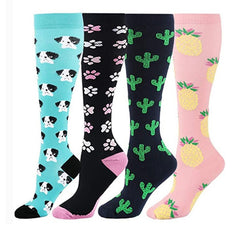 Long Tube Sports Compression Elastic Stockings