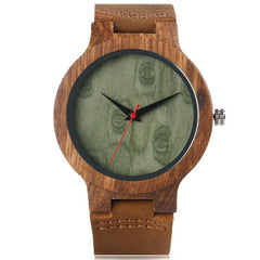 Men's Bamboo Wood Quartz Watch