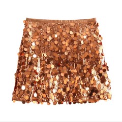 Women's Sequin Mini Skirt
