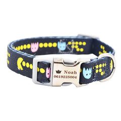 Personalized Engraved Dog Collar with Bell for Pets