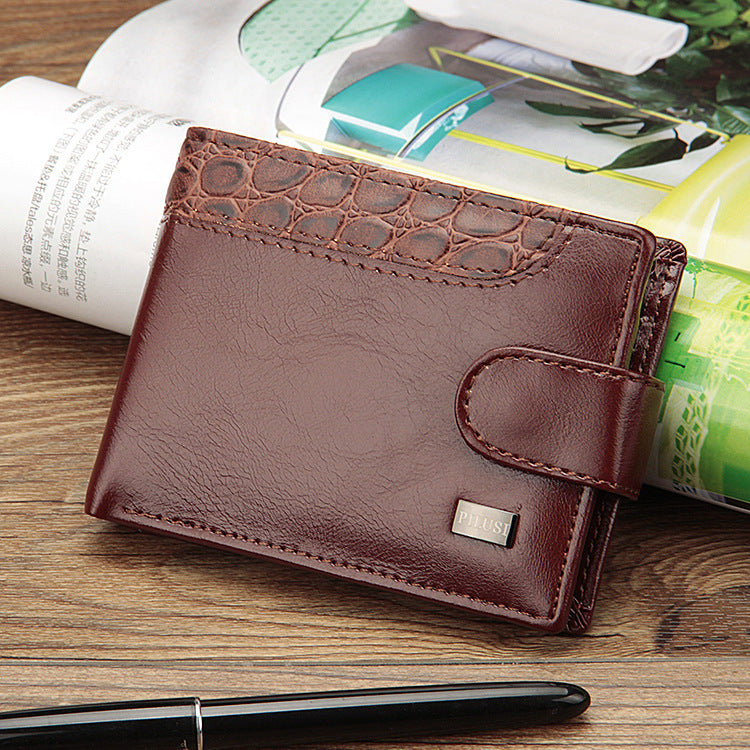 Men's Leather Short Wallet