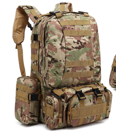 Men's Army Camouflage Travel Backpack for Outdoors