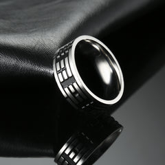 Men's Simple Personality Stainless Steel Titanium Ring