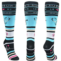 Long Tube Sports Compression Elastic Stockings