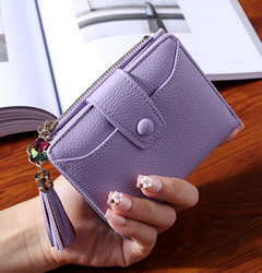 Violet Vegan Women's Faux Leather Wallet