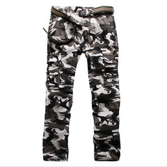 Fashionable Men's Camouflage Multi-pocket Cotton Pants