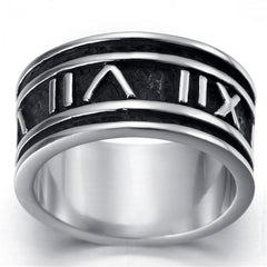 Titanium Steel Men's Ring Collection