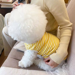 Summer Striped Tank Top for Pets